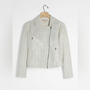 Anthropologie x Dolan Left Coast Rossi Eyelet Moto Jacket Size 3X